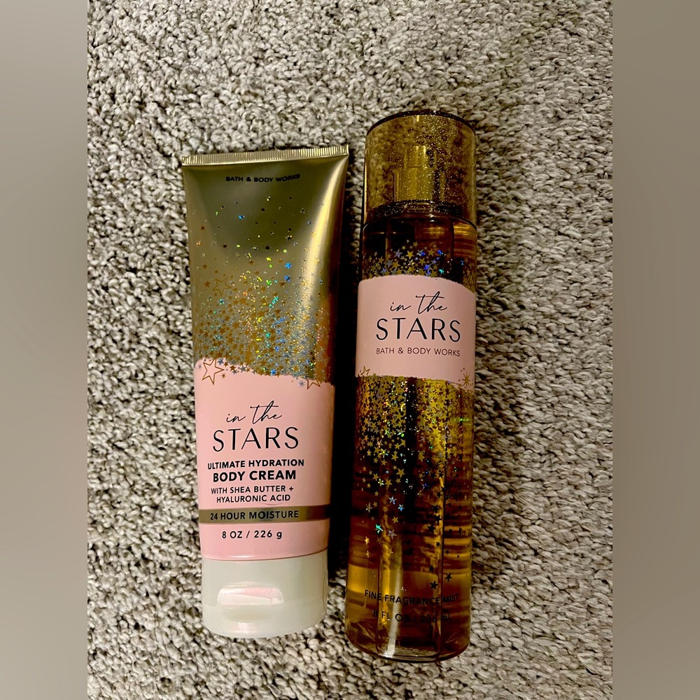 Bath and Body Works Into the stars Body Mist and Lotion Combo